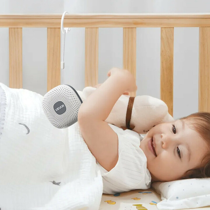 Unilaite valkoinen kohina 21 rauhoittavaa ääntä ajastin rengasvalo ladattava kannettava ripustettava HFD-W13