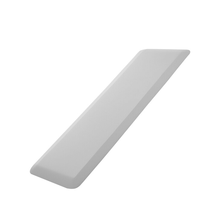 Kaatumismatto iäkkäille, liukuestepohja, viistetyt reunat, PVC ja korkeatiheyksinen PU-vaahto, harmaa, BS2470R1