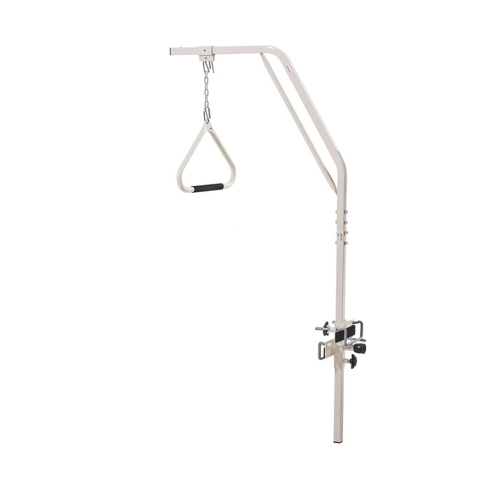 Trapetsitanko sänkyyn liikkumisen avuksi, säädettävä kahva, puristinkiinnitys, kantavuus 113 kg