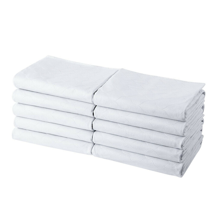 10 st tvättbara skyddsmadrasser 864 914 5 mm mycket absorberande snabbtorkande latexfri 100 läckageskydd