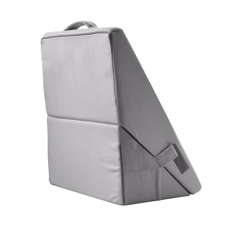 Kiilatyyny KD003, vaaleanharmaa samettipäällinen, korkeatiheyksinen vaahto, 560 x 560 x 305 mm