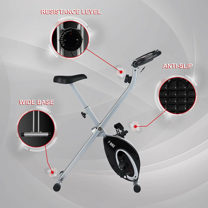 Lättanvänd motionscykel