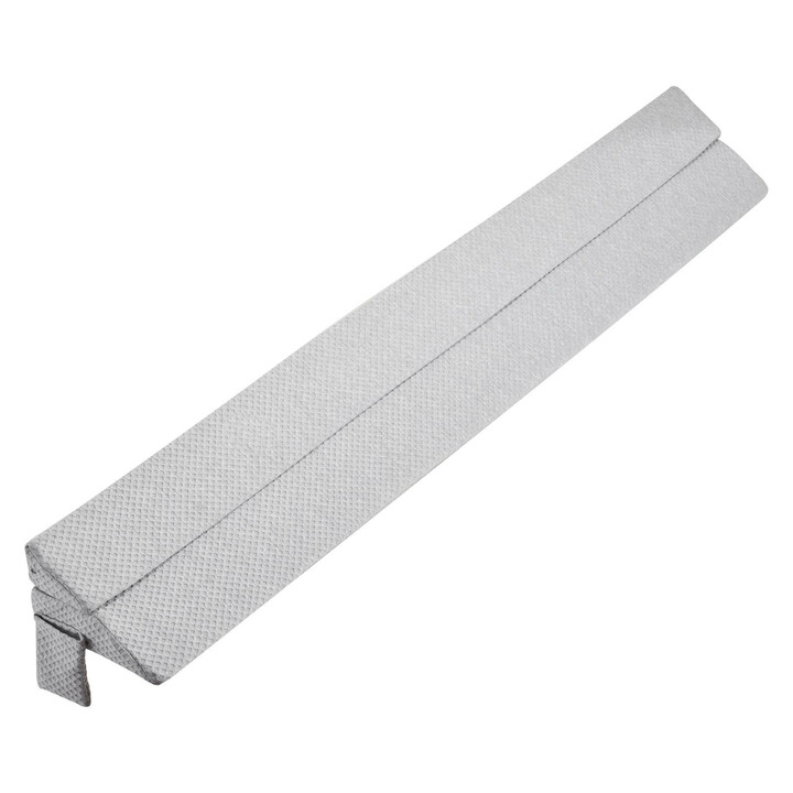 Kilformad kudde JXZ 6 1930x255x152 mm 25D skum grå med sidoficka