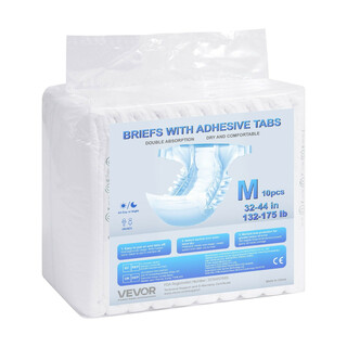 Vuxen tejpblöja superabsorberande inkontinensskydd storlek M 2600 ml unisex 40 kpl