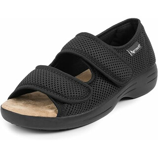 Anpassningsbar sandal för känsliga fötter