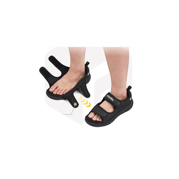 Bred och stabil promenadsandal