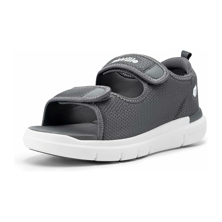 Bred och stabil promenadsandal