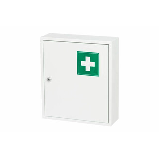Låsbart medicinskåp i stål