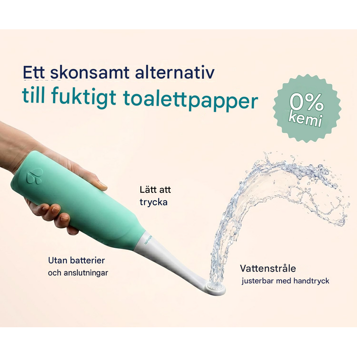 Handhållen bidédusch lyx