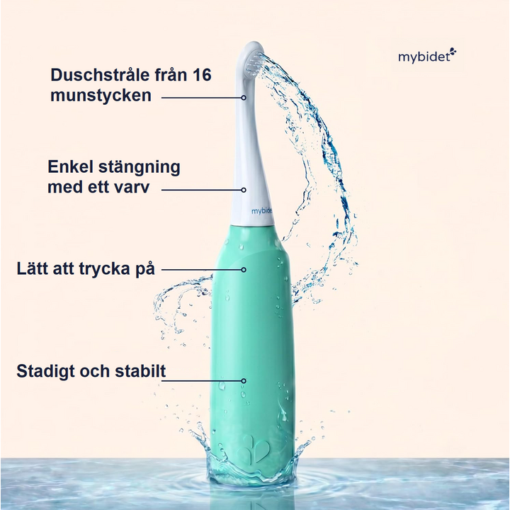 Handhållen bidédusch lyx