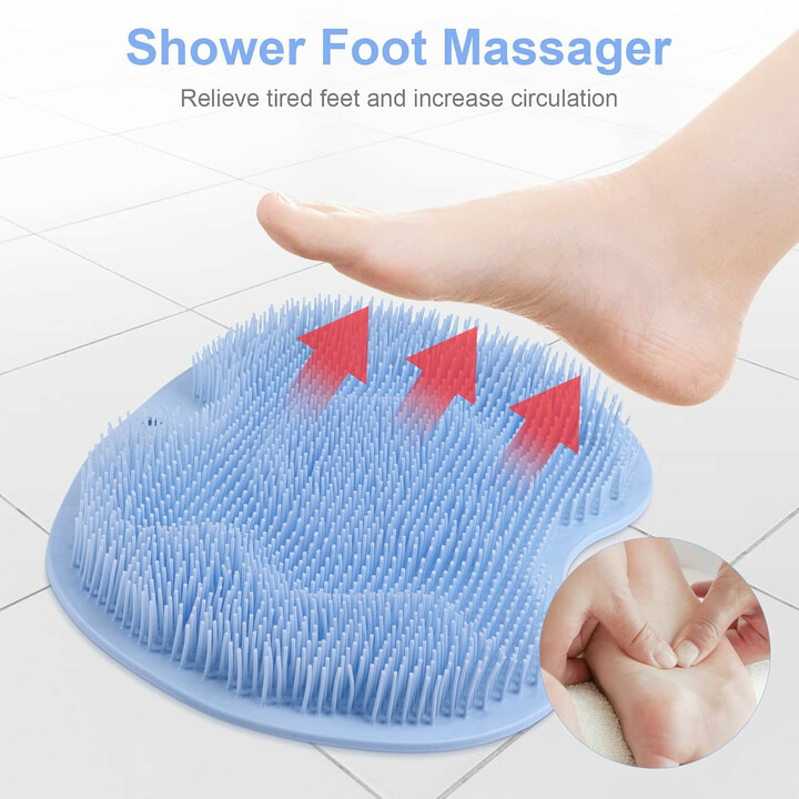 Halkfri fotmassage- och tvättmatta