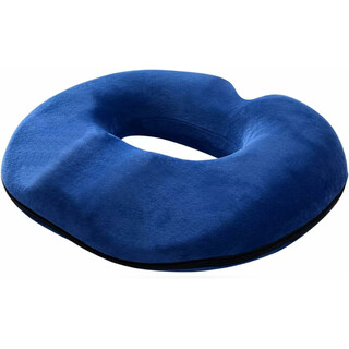 Ergonomisk sittkudde med ringform för bekvämare sittande