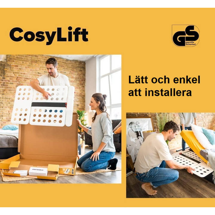 Lätt elektriskt ryggstöd för säng